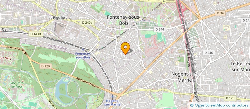 localisation de l'entreprise MADAME KATIA QUIROZ à FONTENAY-SOUS-BOIS