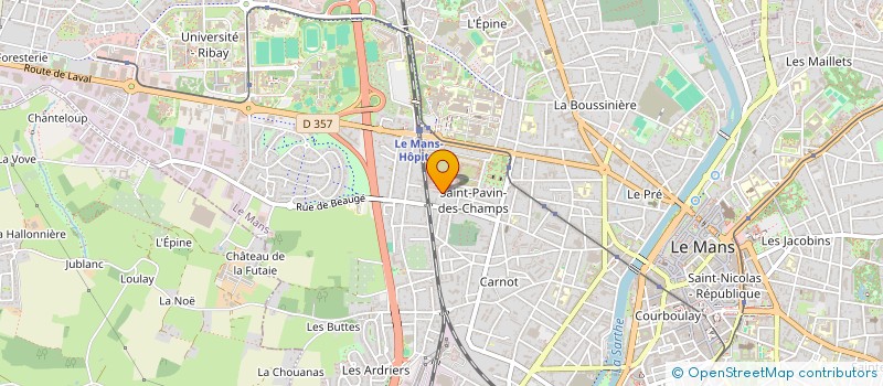 localisation de l'entreprise MADAME KATIA RENVOISE à LE MANS