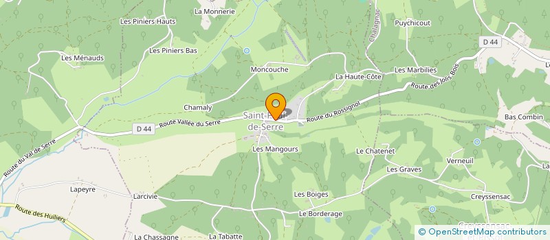 localisation de l'entreprise MADAME KATIA REY  CHALAGNAC