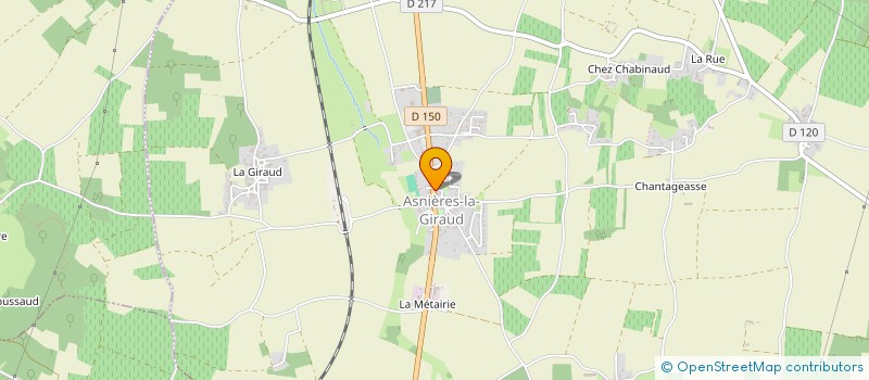 localisation de l'entreprise MADAME KATIA RICHAUDAUD à ASNIERES-LA-GIRAUD