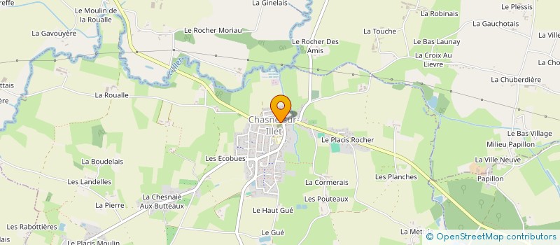 localisation de l'entreprise MADAME KATIA ROBIDEL  CHASNE-SUR-ILLET