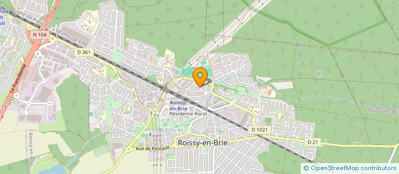 localisation de l'entreprise MADAME KATIA ROBQUIN  ROISSY-EN-BRIE