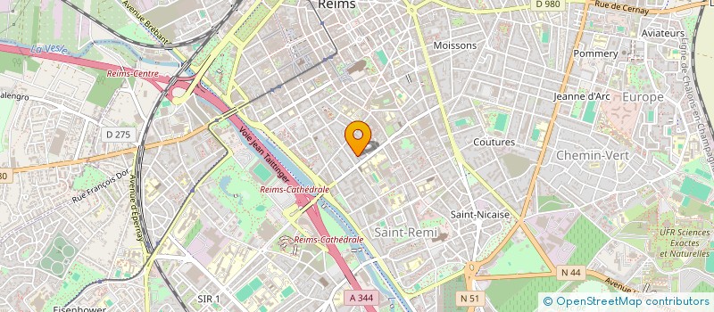 localisation de l'entreprise MADAME KATIA ROGE  REIMS