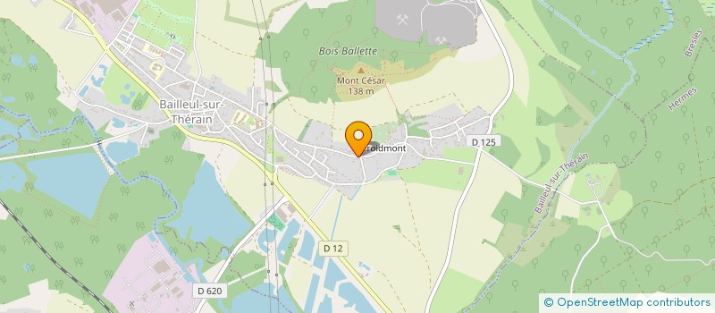 localisation de l'entreprise MADAME KATIA RONI  BAILLEUL-SUR-THERAIN