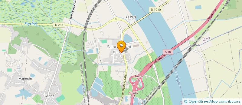 localisation de l'entreprise MADAME KATIA ROY  SAINT-VINCENT-DE-PAUL