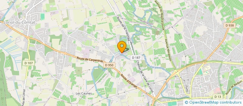 localisation de l'entreprise MADAME KATIA ROZSA  LORIOL-DU-COMTAT