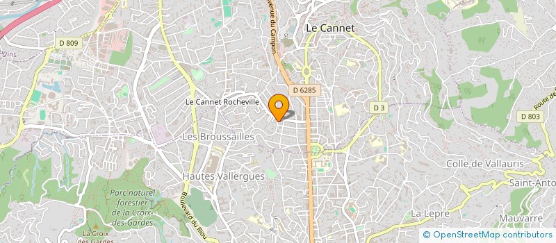 localisation de l'entreprise MADAME KATIA SAMMARTIN à LE CANNET