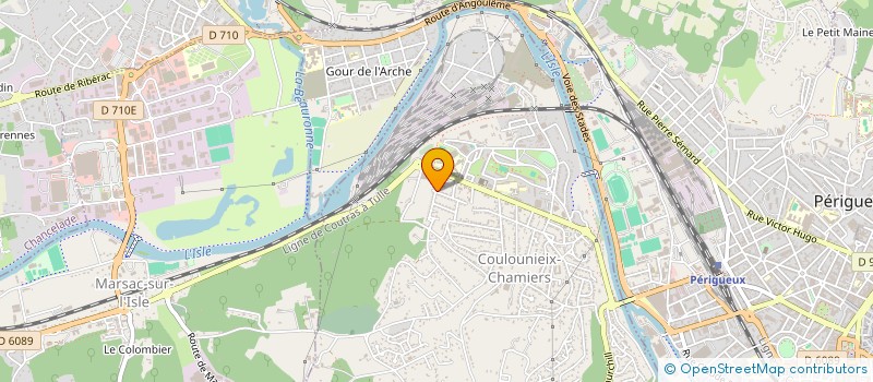 localisation de l'entreprise MADAME KATIA SANTRAND à COULOUNIEIX-CHAMIERS