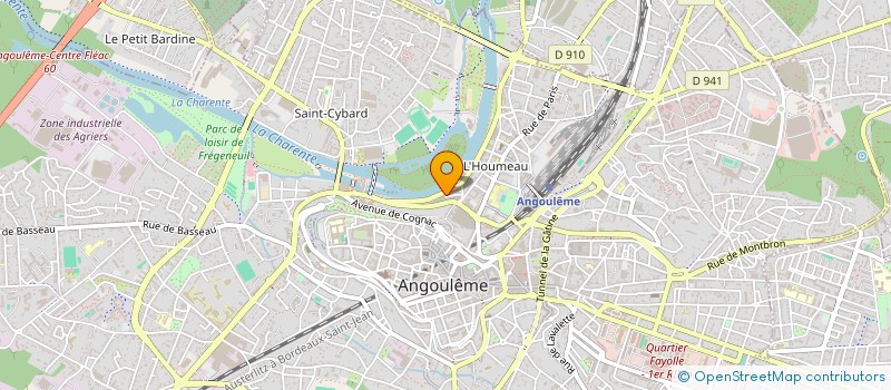 localisation de l'entreprise MADAME KATIA SEGUIN à ANGOULEME