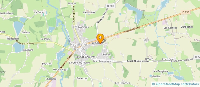 localisation de l'entreprise MADAME KATIA SEVEYRAT à NEUVILLE-LES-DAMES