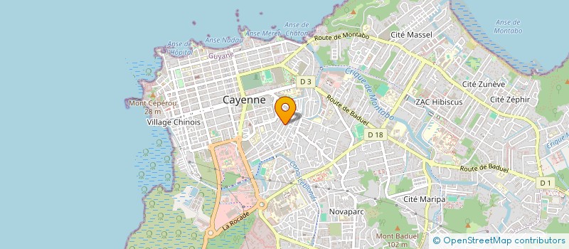 localisation de l'entreprise MADAME KATIA SILVA E SILVA  CAYENNE