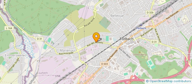 localisation de l'entreprise MADAME KATIA SOLTANI  FORBACH