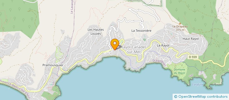 localisation de l'entreprise MADAME KATIA SPONTI à RAYOL-CANADEL-SUR-MER