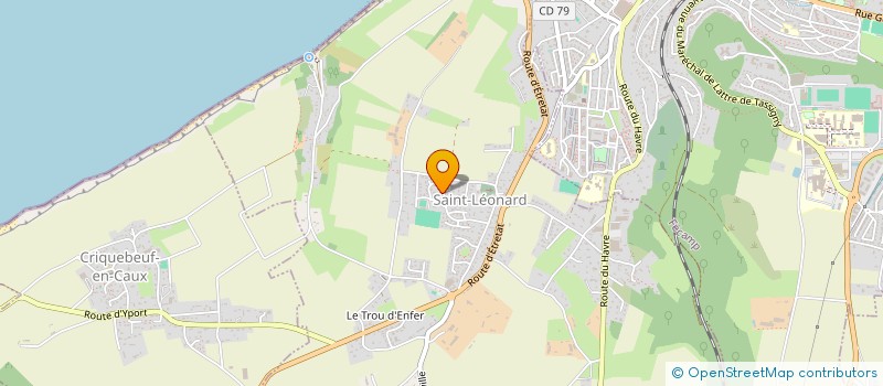 localisation de l'entreprise MADAME KATIA TERRAK  SAINT-LEONARD