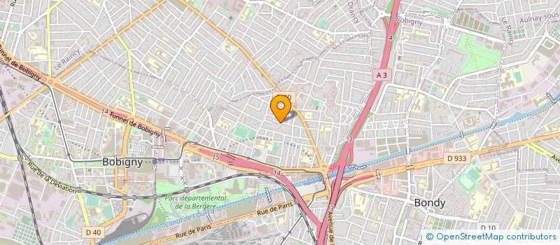 localisation de l'entreprise MADAME KATIA THOMAS  BOBIGNY