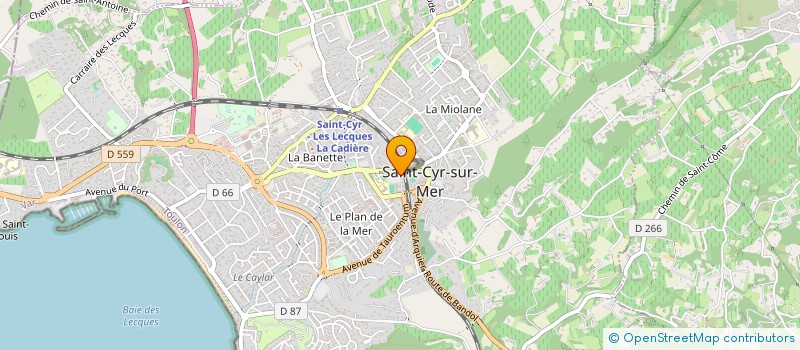 localisation de l'entreprise MADAME KATIA TROVATELLO  LA CADIERE-D'AZUR