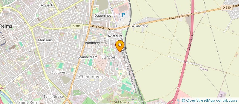 localisation de l'entreprise MADAME KATIA VERONIQUE VIOT  REIMS