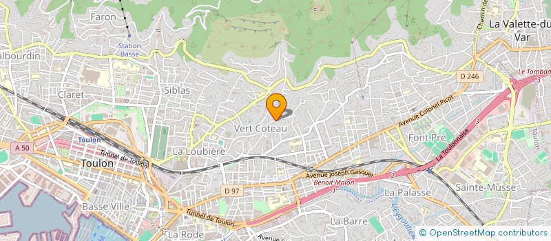 localisation de l'entreprise MADAME KATIA VIEUILLE  LA VALETTE-DU-VAR