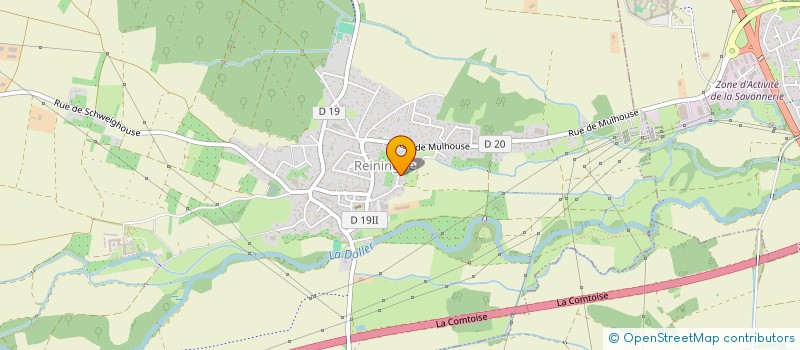 localisation de l'entreprise MADAME KATIA VOGEL  REININGUE