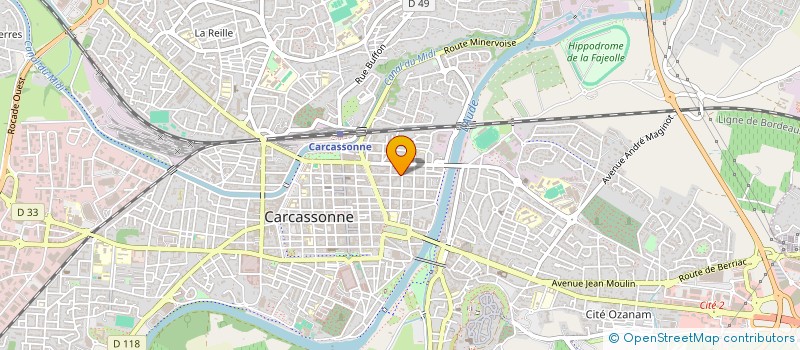 localisation de l'entreprise MADAME KATIA VOGLEY  CARCASSONNE