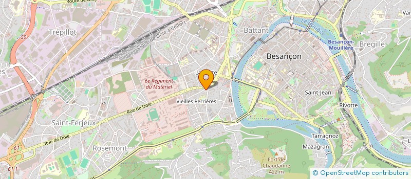 localisation de l'entreprise MADAME KATIA VOISIN  BESANCON