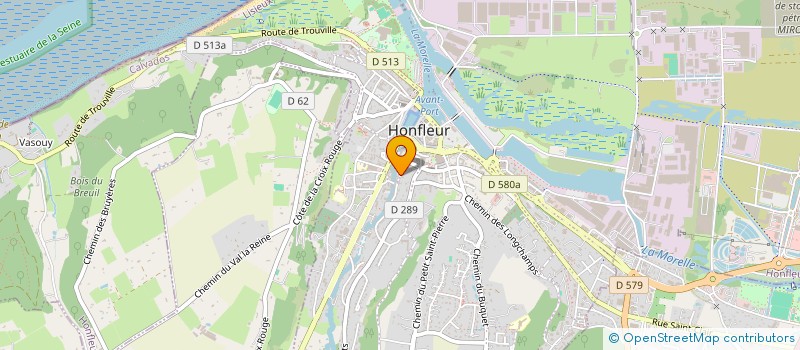 localisation de l'entreprise MADAME KATIA VON BREDOW à HONFLEUR