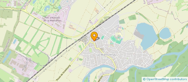 localisation de l'entreprise MADAME KATIA WEBER  LA WANTZENAU