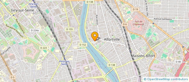 localisation de l'entreprise MADAME KATIA ZALUSKI à ALFORTVILLE