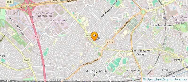 localisation de l'entreprise MADAME KATIA ZALUZNY à AULNAY-SOUS-BOIS