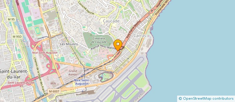 localisation de l'entreprise MADAME KATIA ZEGGANE à NICE