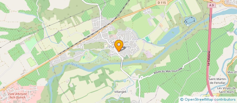 localisation de l'entreprise MADAME KATIA ZEITOUN  SAINT-JEAN-PLA-DE-CORTS