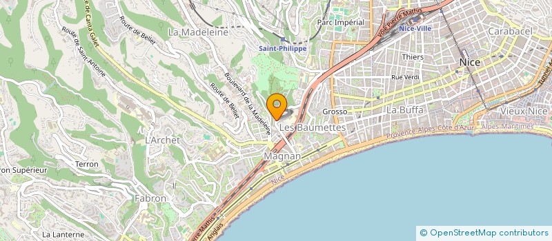 localisation de l'entreprise MADAME KATIE ACKERMAN à NICE