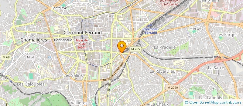 localisation de l'entreprise MADAME KATIE BROWNE  CLERMONT-FERRAND