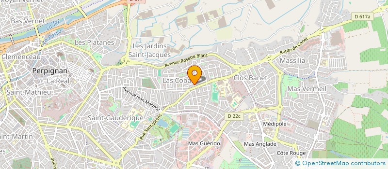 localisation de l'entreprise MADAME KATIE BUONANNO  ELNE