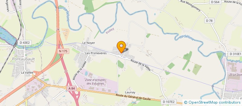 localisation de l'entreprise MADAME KATIE LECLERC  POILLEY