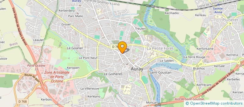 localisation de l'entreprise MADAME KATIE RIETZ à AURAY