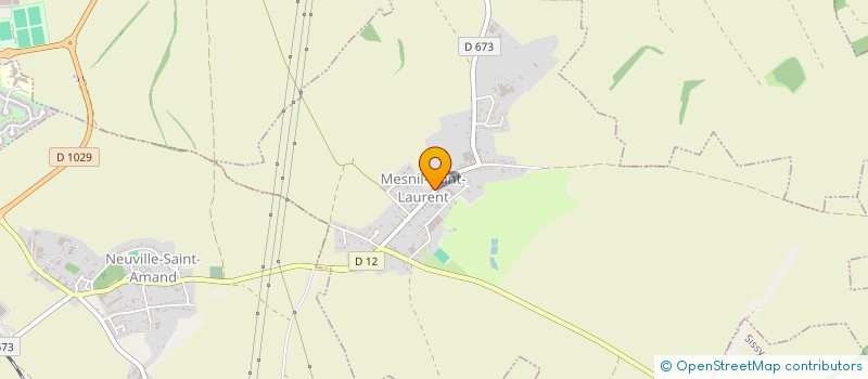 localisation de l'entreprise MADAME KATIE WIEDFELD  MESNIL-SAINT-LAURENT