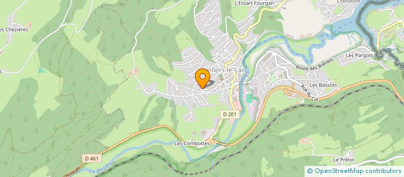 localisation de l'entreprise MADAME KATIEL PEREZ OTANO à VILLERS-LE-LAC