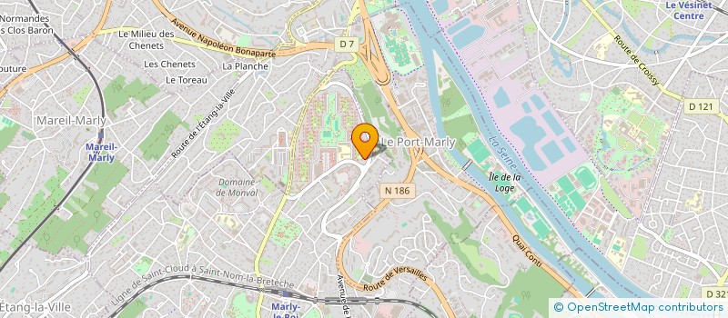 localisation de l'entreprise MADAME KATILENE MATILLON  MARLY-LE-ROI