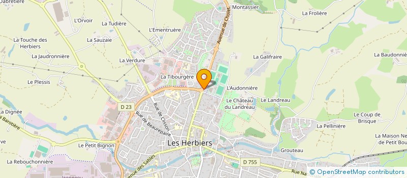 localisation de l'entreprise MADAME KATIOUTCHA CHARLES  LES HERBIERS