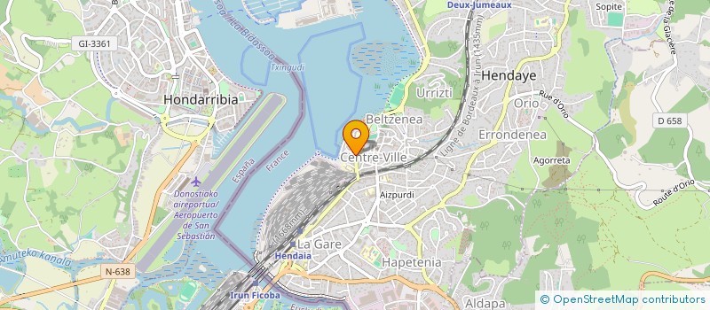 localisation de l'entreprise MADAME KATIXA IRIART  HENDAYE