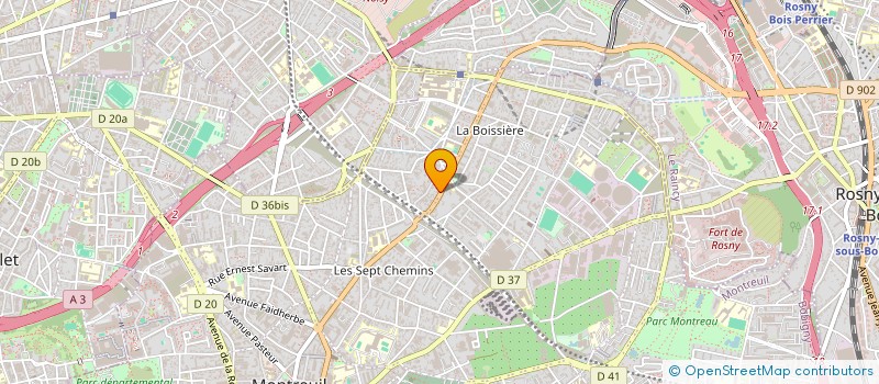 localisation de l'entreprise MADAME KATJA OSSWALD à MONTREUIL