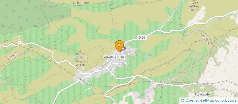 localisation de l'entreprise MADAME KATLEEN DECROOS  CAZEDARNES