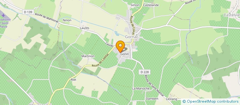 localisation de l'entreprise MADAME KATLEEN HORDEQUIN  GORNAC