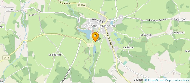 localisation de l'entreprise MADAME KATLEEN KONIOR à CHATELUS-MALVALEIX