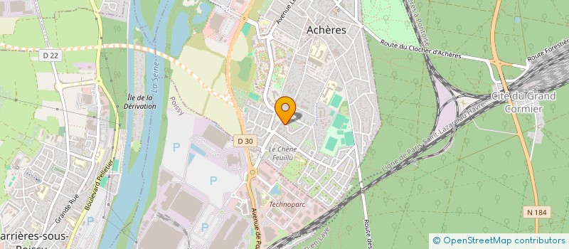 localisation de l'entreprise MADAME KATLEEN MARIE-ANGELIQUE  ACHERES