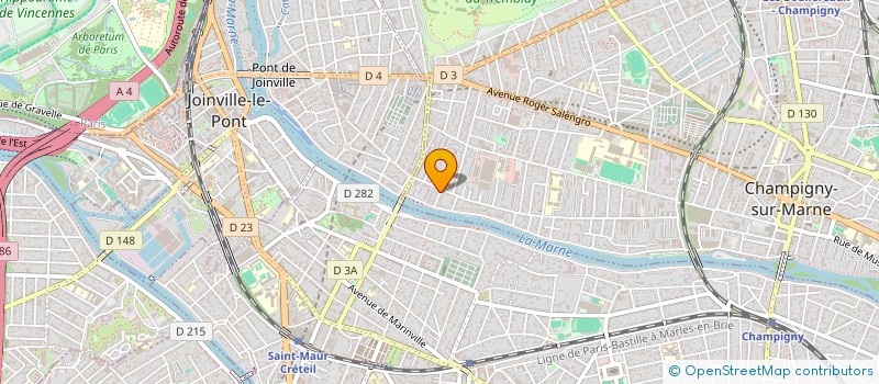 localisation de l'entreprise MADAME KATLEEN TRAVERSIER à CHAMPIGNY-SUR-MARNE