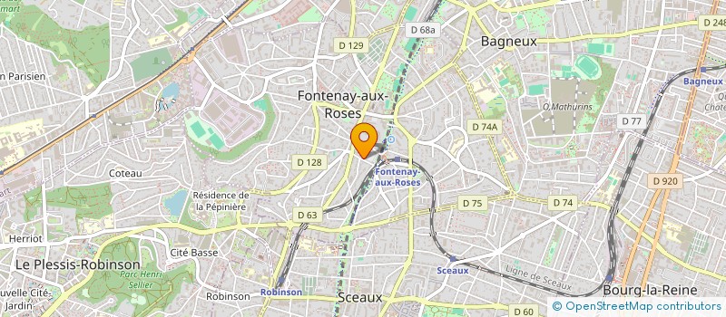 localisation de l'entreprise MADAME KATLENNE SOARES DAVID à FONTENAY-AUX-ROSES