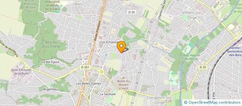 localisation de l'entreprise MADAME KATLINE BECKER à LONGPONT-SUR-ORGE
