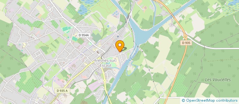 localisation de l'entreprise MADAME KATLINE GUSTIN  FRESNES-SUR-ESCAUT